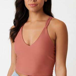 Geode Swimwear Light Mauve Tankini Top